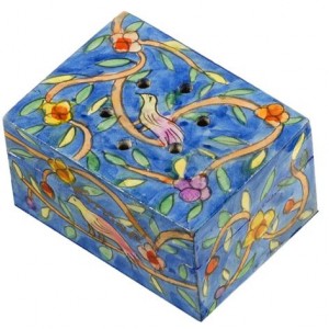 Yair Emanuel Havdalah Spice Box with Oriental Design (Includes Cloves) Default Category