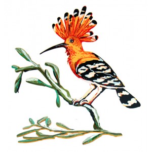 David Gerstein Hoopoe Bird Sculpture Artistas y Marcas