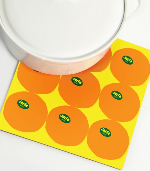 Heat and Stain Resistant Trivet with Jaffa Oranges by Barbara Shaw