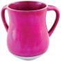 Pink Washing Cup with Glittering Decoration in Aluminum