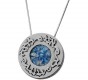 Rafael Jewelry Ani LeDodi Sterling Silver Pendant with Roman Glass
