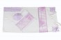 Women’s Tallit in Polyester in White and Pink
