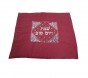 Cover for Shabbat Hot Plate- Burgundy with Diamonds and Floral Pattern