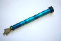 Anodized Aluminium Torah Pointer with Turquoise and Blue Stripes