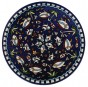 Armenian Ceramic Plate with Fish & Floral Motif 
