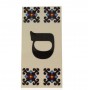 Hebrew Letter Alphabet Tile "Samech" in Traditional Font